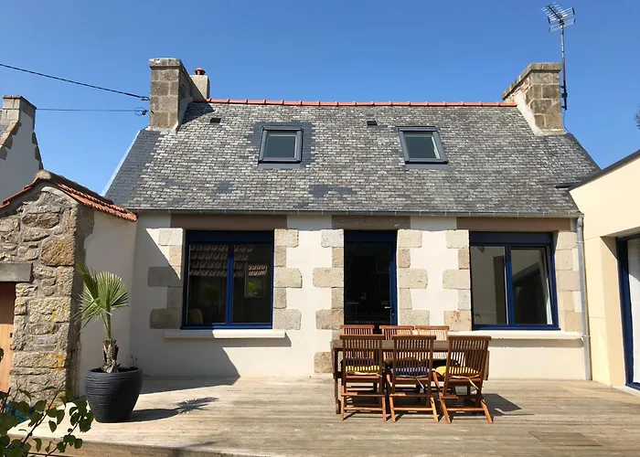 Ker Moumousse - Maison Bretonne, Elegante, Conviviale, 5 Min Plage